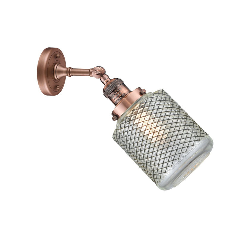 Innovations Lighting Stanton 1 Light Sconce Part Of The Franklin Restoration Collection 203-AC-G262-LED