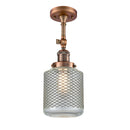 Innovations Lighting Stanton 1 Light Sconce Part Of The Franklin Restoration Collection 203-AC-G262-LED