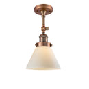 Innovations Lighting Large Cone 1 Light Sconce Part Of The Franklin Restoration Collection 203-AC-G41-LED