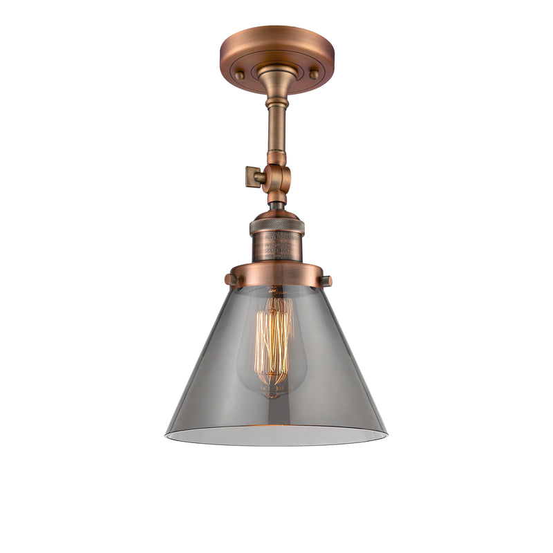 Innovations Lighting Large Cone 1 Light Sconce Part Of The Franklin Restoration Collection 203-AC-G43