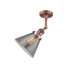 Innovations Lighting Large Cone 1 Light Sconce Part Of The Franklin Restoration Collection 203-AC-G43-LED