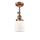 Innovations Lighting Small Bell 1 Light Sconce Part Of The Franklin Restoration Collection 203-AC-G51-LED