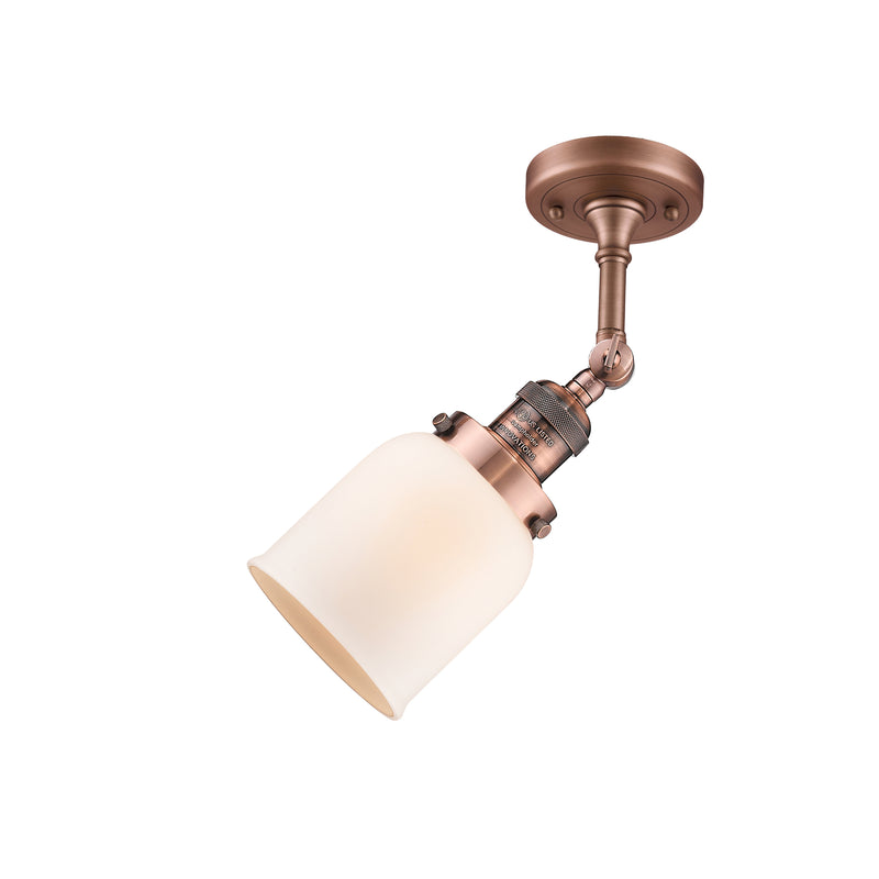 Innovations Lighting Small Bell 1 Light Sconce Part Of The Franklin Restoration Collection 203-AC-G51