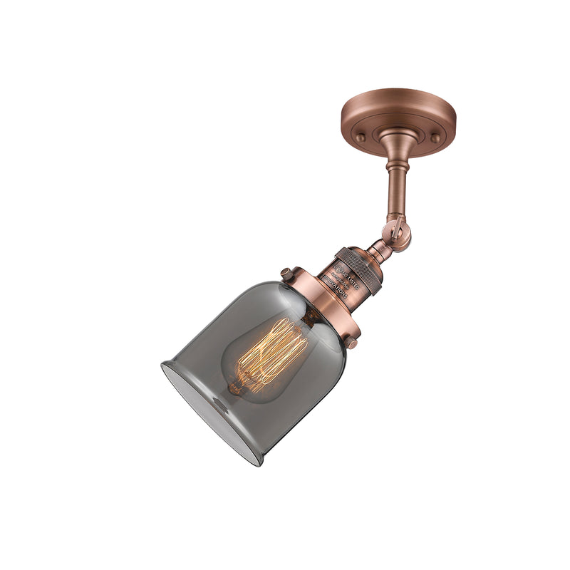 Innovations Lighting Small Bell 1 Light Sconce Part Of The Franklin Restoration Collection 203-AC-G53-LED