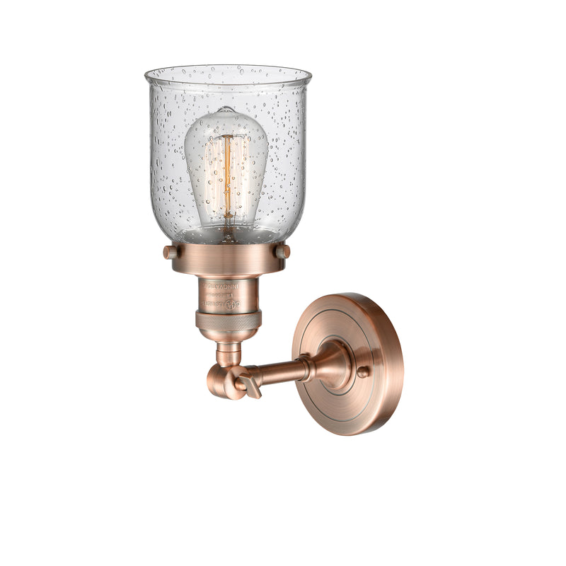 Innovations Lighting Small Bell 1 Light Sconce Part Of The Franklin Restoration Collection 203-AC-G54