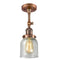 Innovations Lighting Small Bell 1 Light Sconce Part Of The Franklin Restoration Collection 203-AC-G54