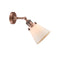 Innovations Lighting Small Cone 1 Light Sconce Part Of The Franklin Restoration Collection 203-AC-G61