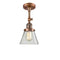 Innovations Lighting Small Cone 1 Light Sconce Part Of The Franklin Restoration Collection 203-AC-G62-LED