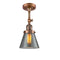 Innovations Lighting Small Cone 1 Light Sconce Part Of The Franklin Restoration Collection 203-AC-G63-LED