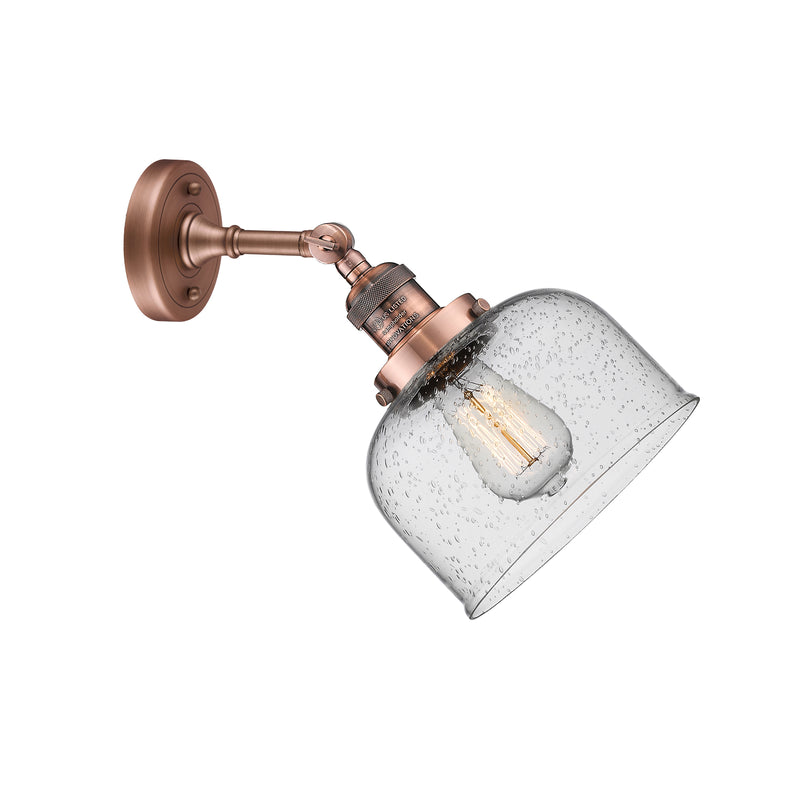 Innovations Lighting Large Bell 1 Light Sconce Part Of The Franklin Restoration Collection 203-AC-G74