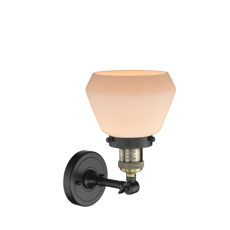 Innovations Lighting Fulton 1 Light Sconce Part Of The Franklin Restoration Collection 203-BAB-G171