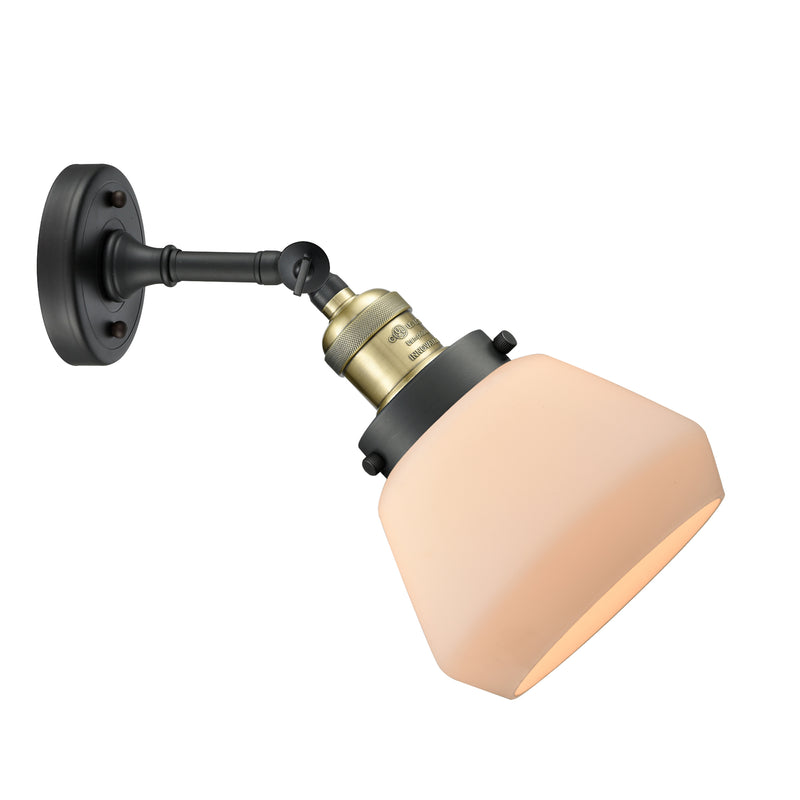 Innovations Lighting Fulton 1 Light Sconce Part Of The Franklin Restoration Collection 203-BAB-G171-LED