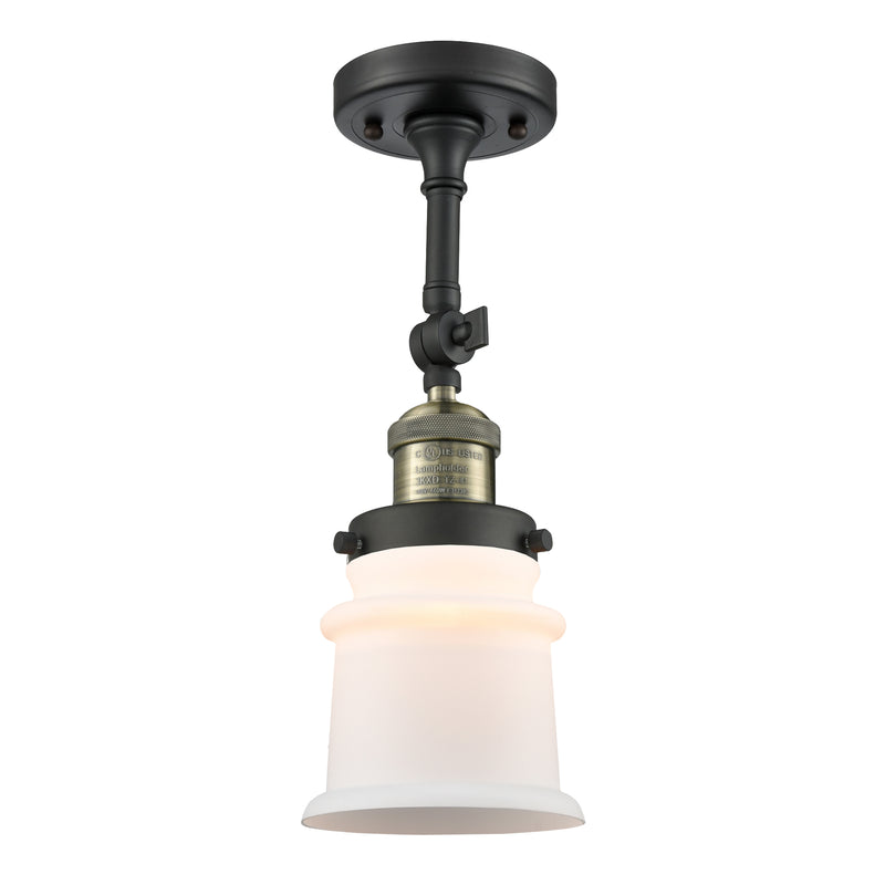 Innovations Lighting Small Canton 1 Light Sconce Part Of The Franklin Restoration Collection 203-BAB-G181S-LED