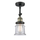 Innovations Lighting Small Canton 1 Light Sconce Part Of The Franklin Restoration Collection 203-BAB-G182S-LED