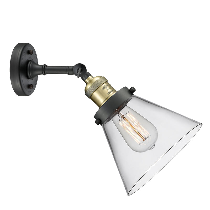 Innovations Lighting Large Cone 1 Light Sconce Part Of The Franklin Restoration Collection 203-BAB-G42-LED