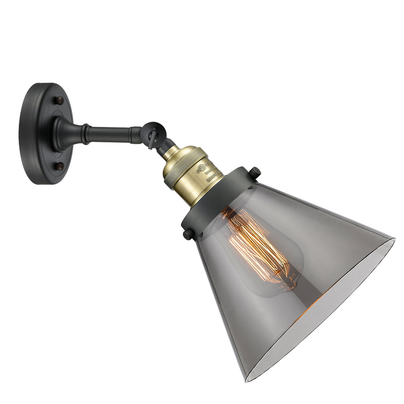 Innovations Lighting Large Cone 1 Light Sconce Part Of The Franklin Restoration Collection 203-BAB-G43