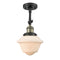 Innovations Lighting Small Oxford 1 Light Sconce Part Of The Franklin Restoration Collection 203-BAB-G531