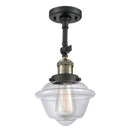 Innovations Lighting Small Oxford 1 Light Sconce Part Of The Franklin Restoration Collection 203-BAB-G532