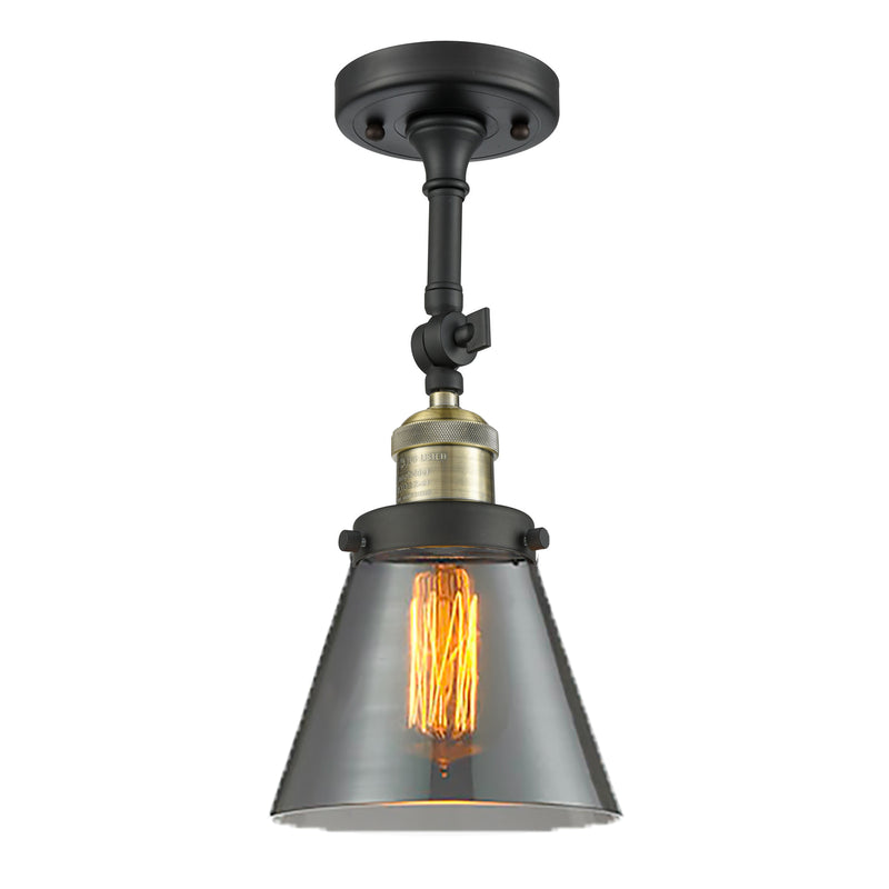 Innovations Lighting Small Cone 1 Light Sconce Part Of The Franklin Restoration Collection 203-BAB-G63-LED