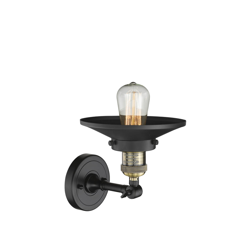 Innovations Lighting Railroad 1 Light Sconce Part Of The Franklin Restoration Collection 203-BAB-M6