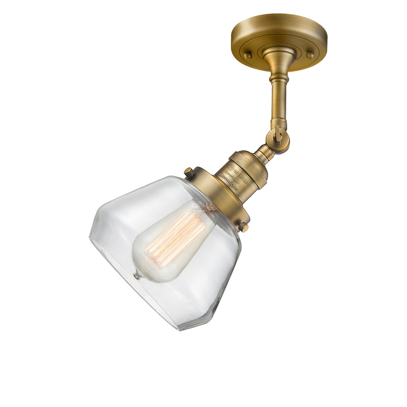 Innovations Lighting Fulton 1 Light Sconce Part Of The Franklin Restoration Collection 203-BB-G172-LED