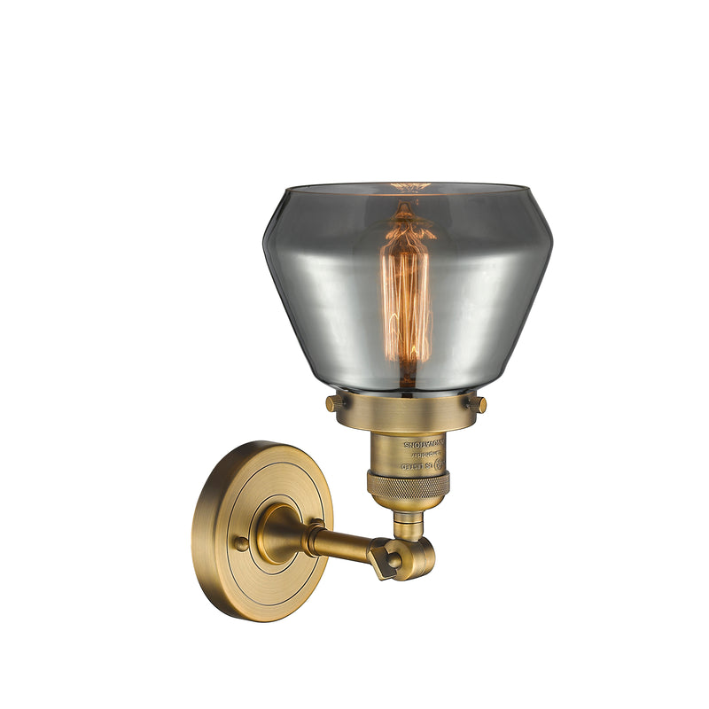 Innovations Lighting Fulton 1 Light Sconce Part Of The Franklin Restoration Collection 203-BB-G173-LED