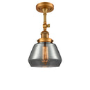 Innovations Lighting Fulton 1 Light Sconce Part Of The Franklin Restoration Collection 203-BB-G173