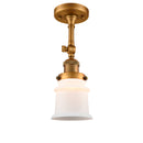 Innovations Lighting Small Canton 1 Light Sconce Part Of The Franklin Restoration Collection 203-BB-G181S-LED