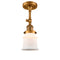 Innovations Lighting Small Canton 1 Light Sconce Part Of The Franklin Restoration Collection 203-BB-G181S-LED