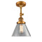 Innovations Lighting Large Cone 1 Light Sconce Part Of The Franklin Restoration Collection 203-BB-G42