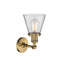 Innovations Lighting Small Cone 1 Light Sconce Part Of The Franklin Restoration Collection 203-BB-G62-LED