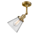 Innovations Lighting Small Cone 1 Light Sconce Part Of The Franklin Restoration Collection 203-BB-G62