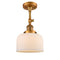 Innovations Lighting Large Bell 1 Light Sconce Part Of The Franklin Restoration Collection 203-BB-G71