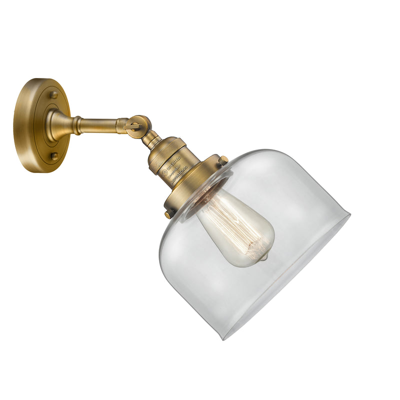 Innovations Lighting Large Bell 1 Light Sconce Part Of The Franklin Restoration Collection 203-BB-G72-LED