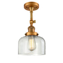 Innovations Lighting Large Bell 1 Light Sconce Part Of The Franklin Restoration Collection 203-BB-G72