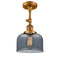 Innovations Lighting Large Bell 1 Light Sconce Part Of The Franklin Restoration Collection 203-BB-G73-LED