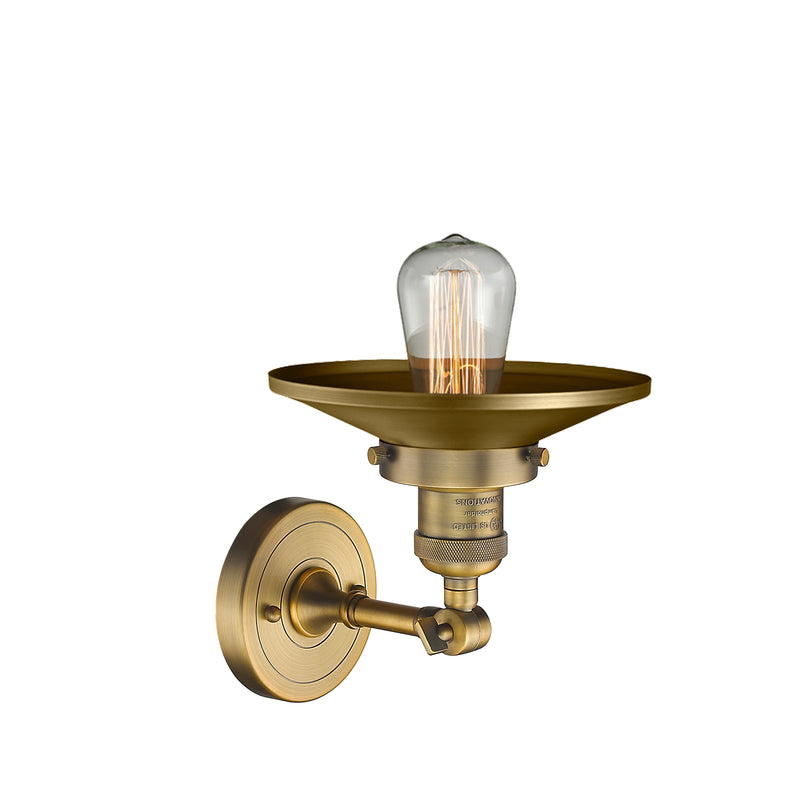 Innovations Lighting Railroad 1 Light Sconce Part Of The Franklin Restoration Collection 203-BB-M4-LED