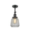 Innovations Lighting Chatham 1 Light Sconce Part Of The Franklin Restoration Collection 203-BK-G142