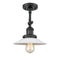 Innovations Lighting Halophane 1 Light Sconce Part Of The Franklin Restoration Collection 203-BK-G1