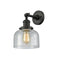 Bell Sconce shown in the Oil Rubbed Bronze finish with a Seedy shade