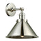 Briarcliff Sconce shown in the Polished Nickel finish with a Polished Nickel shade