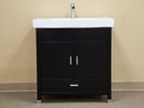 Bellaterra 31.5" Single Sink Vanity Wood Black 203107-S