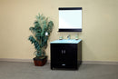 Bellaterra 32.3" Single Sink Vanity Wood Black 203110-B