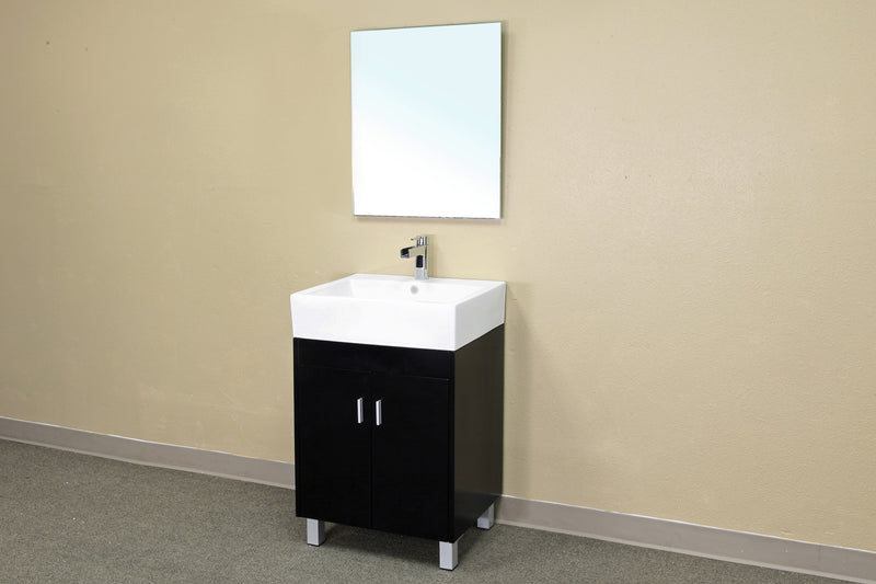 Bellaterra 22.8" Single Sink Vanity Wood Dark Espresso 203146