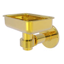 Allied Brass Continental Collection Wall Mounted Soap Dish Holder with Groovy Accents 2032G-PB