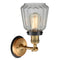 Innovations Lighting Chatham 1 Light Mixed Metals Sconce Part Of The Franklin Restoration Collection 203BB-BPBK-HRBK-G142