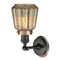 Innovations Lighting Chatham 1 Light Mixed Metals Sconce Part Of The Franklin Restoration Collection 203BK-BPAC-HRAC-G146