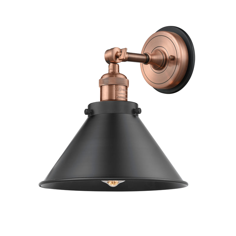 Briarcliff Sconce shown in the Antique Copper finish with a Antique Copper shade