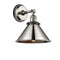 Briarcliff Sconce shown in the Polished Nickel finish with a Polished Nickel shade