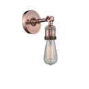 Bare Bulb Sconce shown in the Antique Copper finish